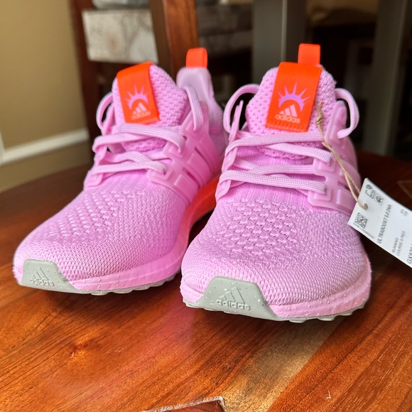 Adidas ULTRABOOST 5.0 DNA RUNNING SHOES SNEAKERS Bliss Lilac / Beam Orange - Picture 7 of 17